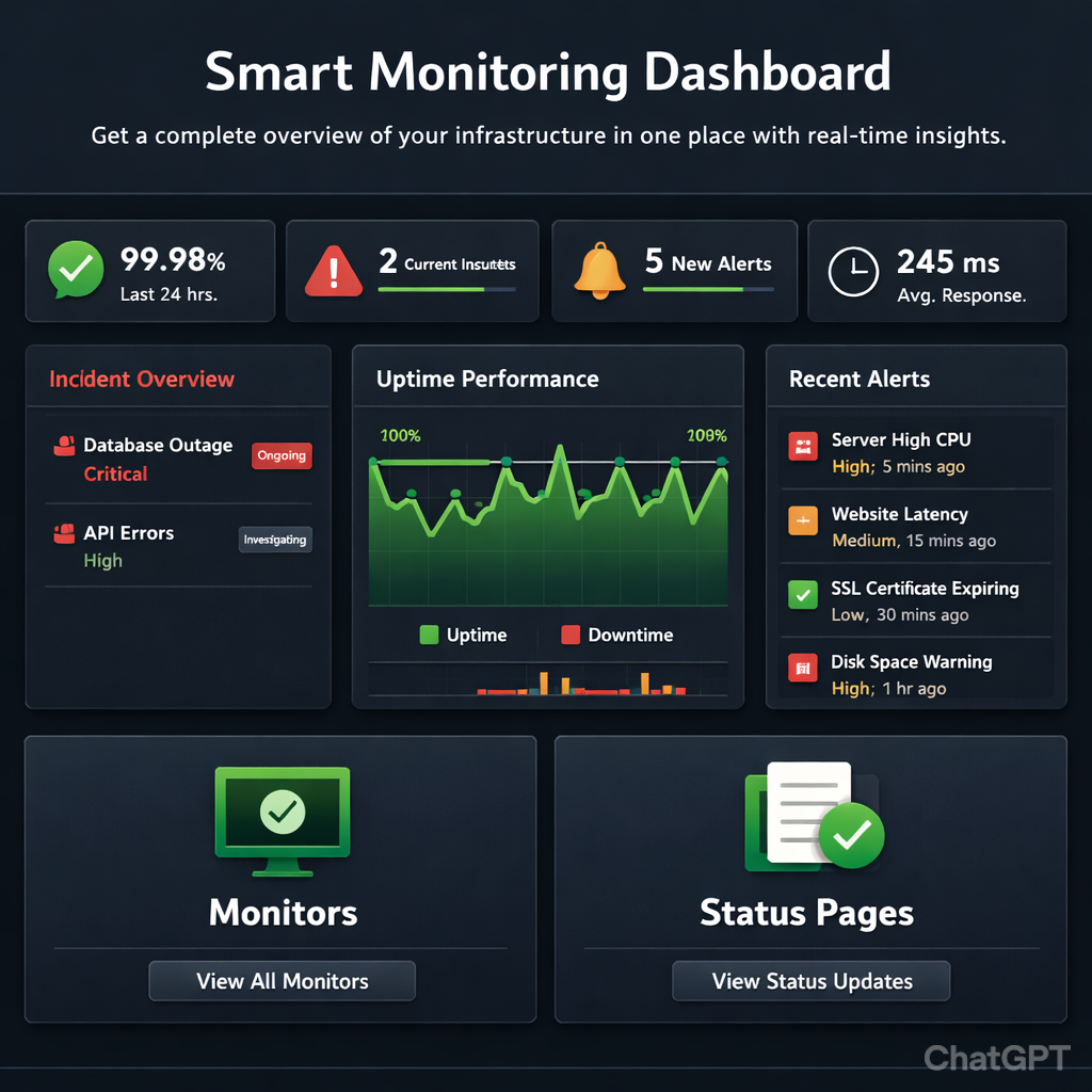 Smart Dashboard & Account Overview