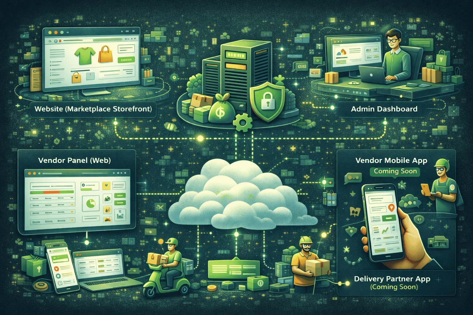 One Backend, Multiple Interfaces, Total Marketplace Control